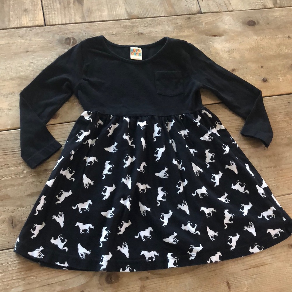 Harper Canyon horse print dress